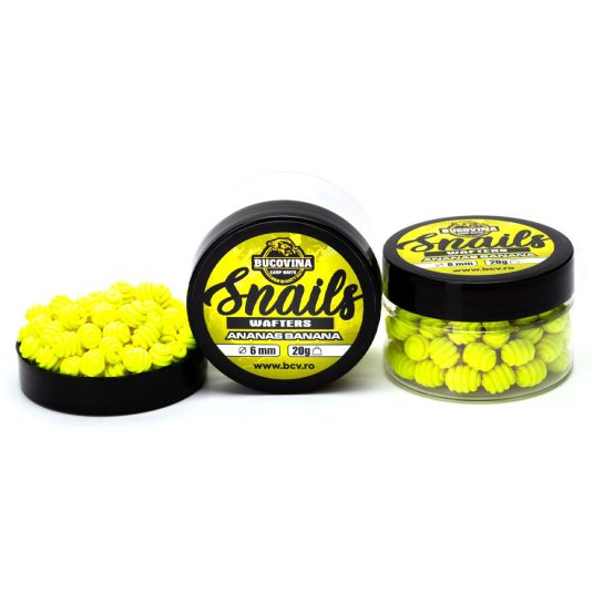 Wafters Bucovina Baits Snails Ananas Banana, 6mm, 20g