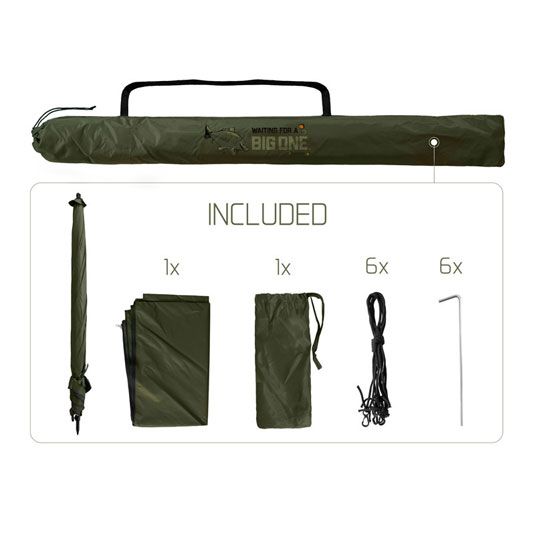 Umbrela cu parasolar Delphin BigONE CARP 250cm