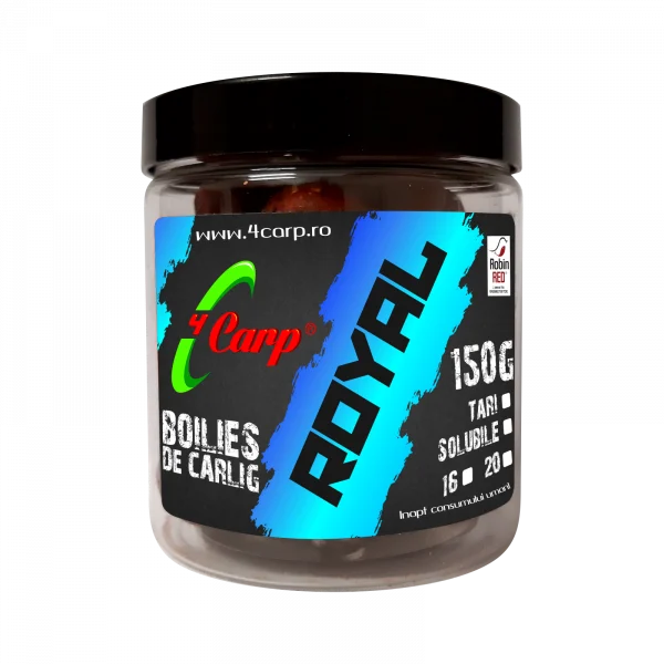 Boilies Fiert de Carlig 4Carp Royal, Monster Crab,20mm 150g
