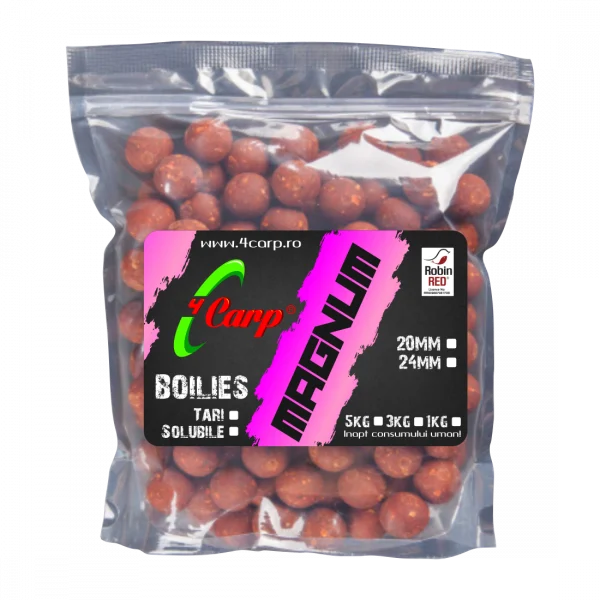 Boilies Fiert 4Carp Magnum, Squid&Capsuna, 1kg 20mm