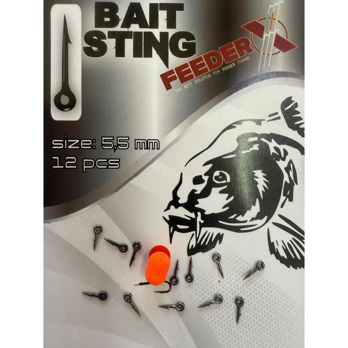Spin FeederX Bait Sting Black Nickel 5,5mm