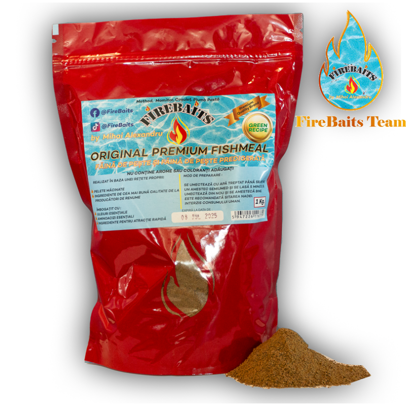 FIRE BAITS ORIGINAL PREMIUM FISHMEAL 1KG