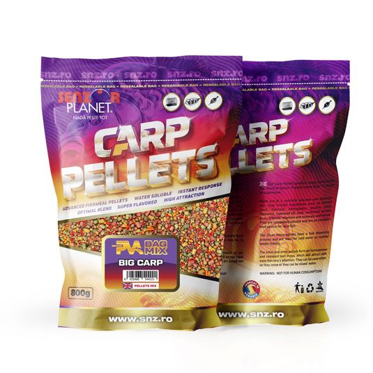 Senzor Planet PVA Bag Mix Big Carp 800g