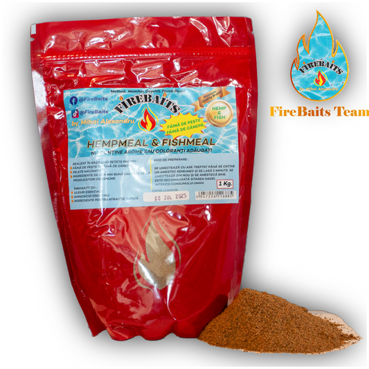 FIRE BAITS HEMPMEAL & FISHMEAL 1KG