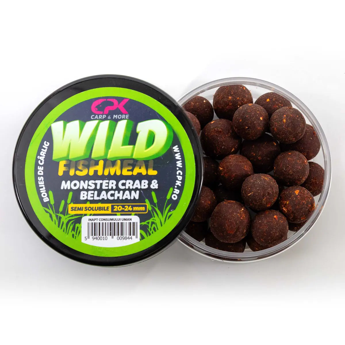 CPK BOLIES CARLIG WILD CARP FISHMEAL 20 & 24mm SEMISOLUBILE