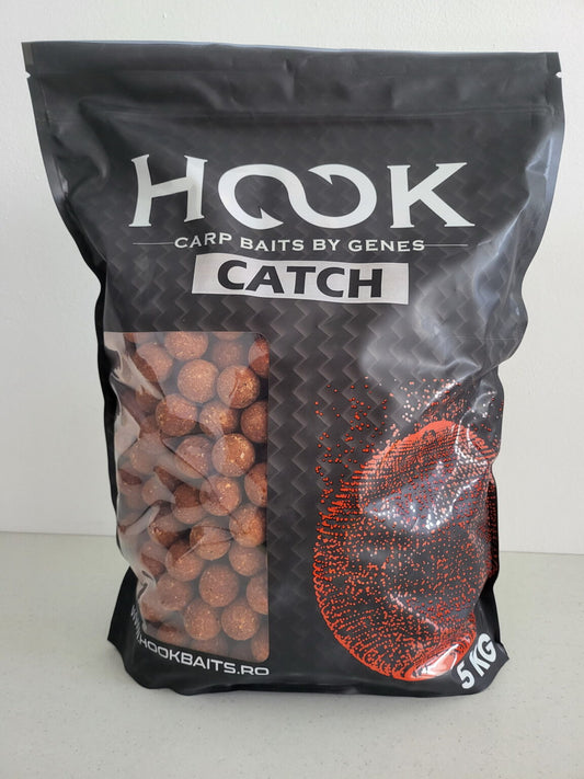 HOOK Boilies FISHMEAL CATCH SEMISOLUBIL 20MM 5KG SQUID & CAPSUNA