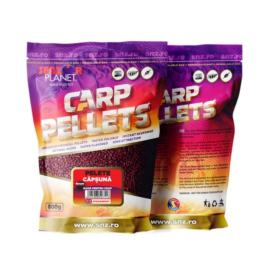 Pelete Senzor Planet Capsuna 4mm, 800g