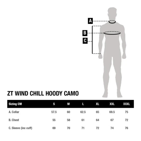 Hanorac Nash Zt Wind Chill Hoody Camo, Marime XL