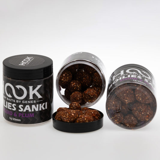 BOILIES DE CARLIG GLAZURAT – SANKY 250ML SQUID & PLUM