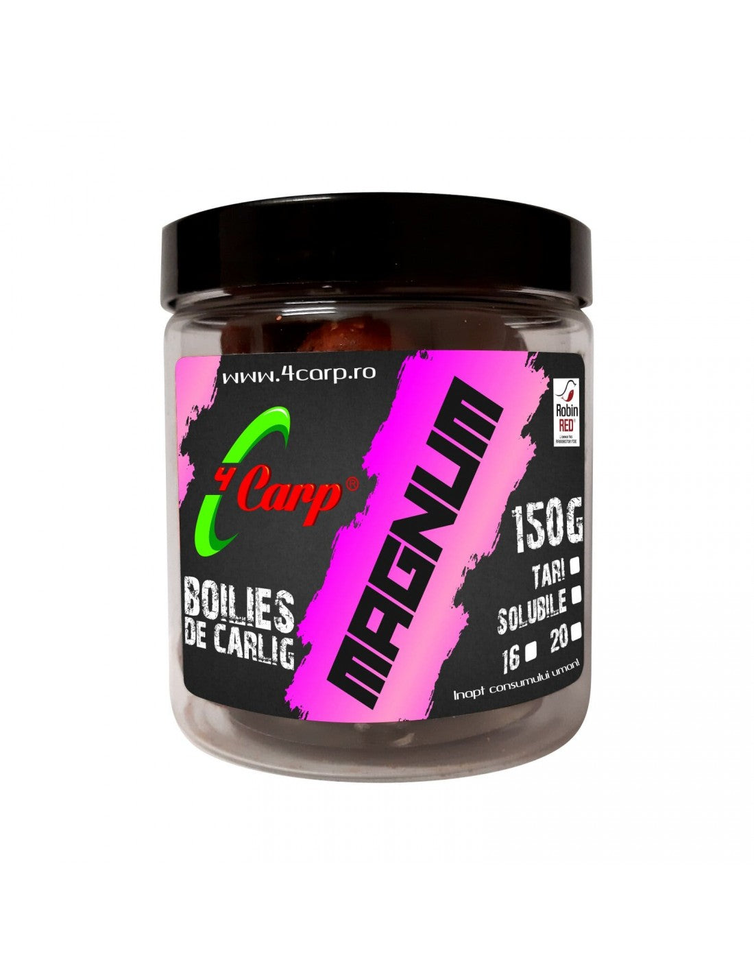Boilies Fiert de Carlig 4Carp Magnum, Squid&Capsuna,20mm  150g
