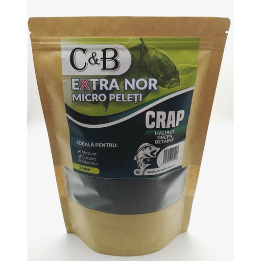 Pelete C&B Extra Nor Micro Halibut Green Betaine 2mm