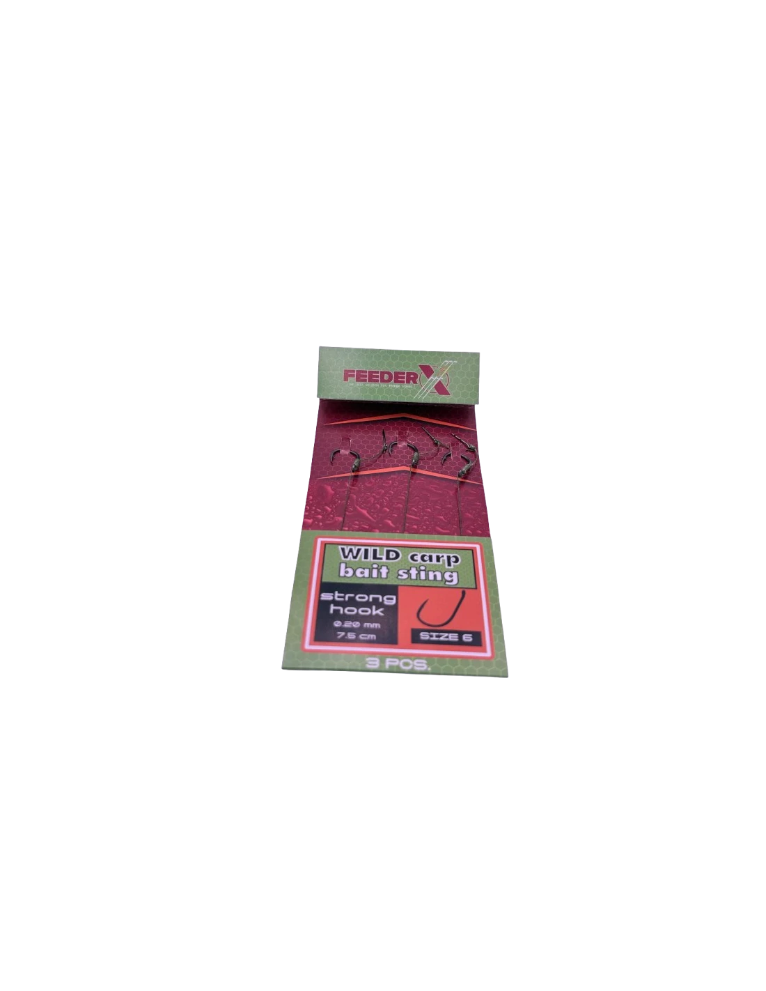 FeederX - Carlige legate FeederX Wild Carp Hook Bait Sting Nr.10
