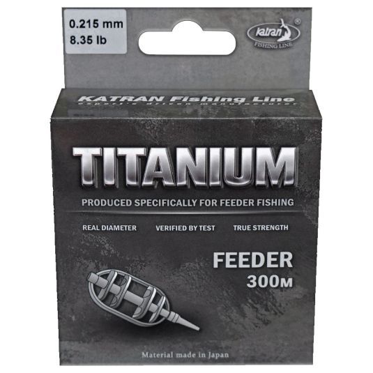 Fir monofilament Katran Titanium Feeder 0.24mm/4.54kg/300m