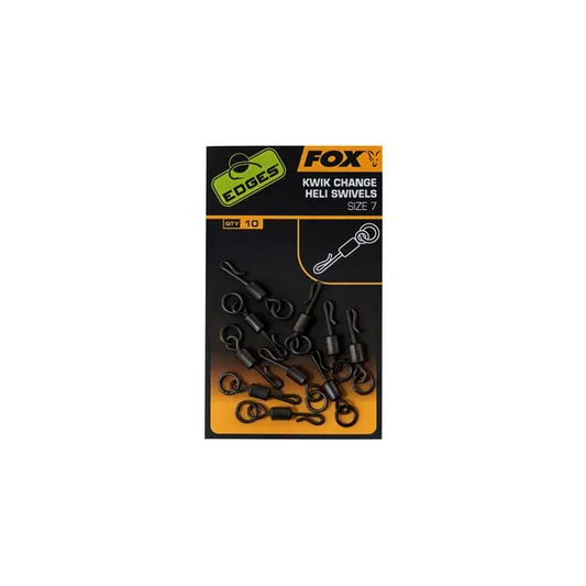 Agrafa Rapida Fox Edges Kwik Change Heli Swivels, 10buc/plic