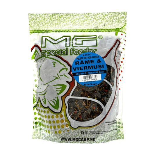 Pelete MG Special Carp Method Feeder Cold Water Rame si Viermusi 2mm, 500g