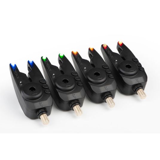 Set 4 senzori electronici Fox Mini Micron X + statie Fox Mini Micron X Receiver