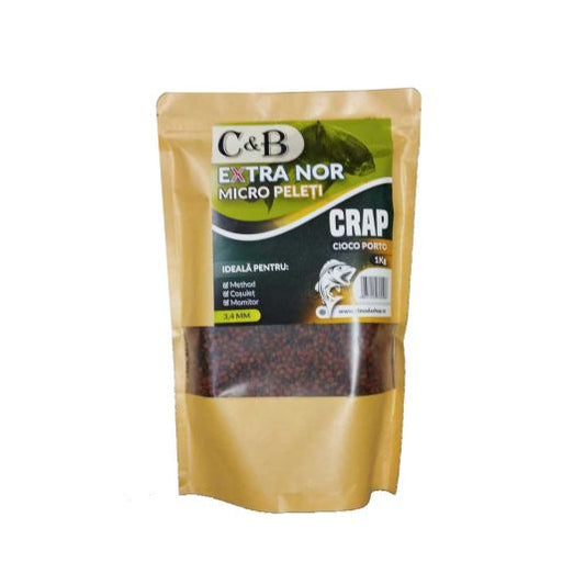 Pelete C&B Extra Nor Micro Cioco-Porto 3-4mm, 1kg
