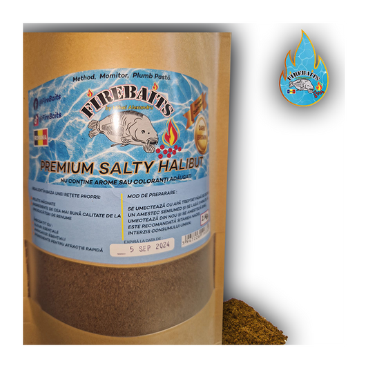 FIRE BAITS PREMIUM SALTY HALIBUT 1KG