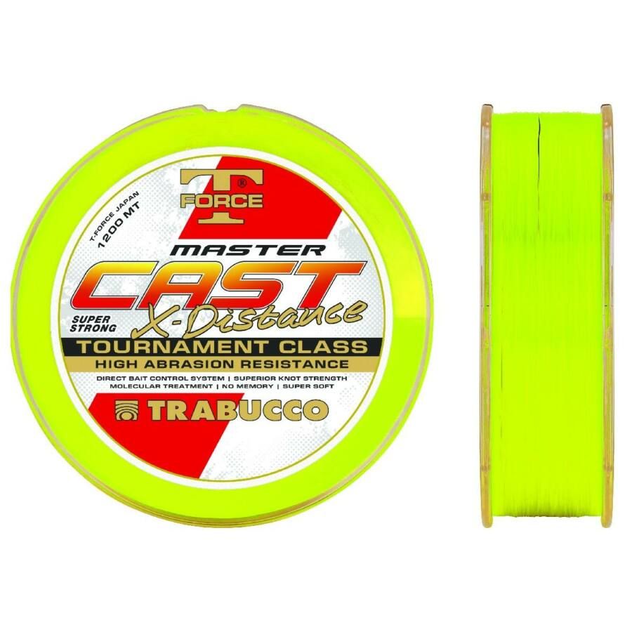 Fir monofilament Trabucco TF XPS Master Cast Hi-Viz 0.28mm/9.54kg/1200m